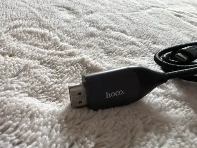 Cable USB-C a Hdmi trenzado negro - miniatura 3