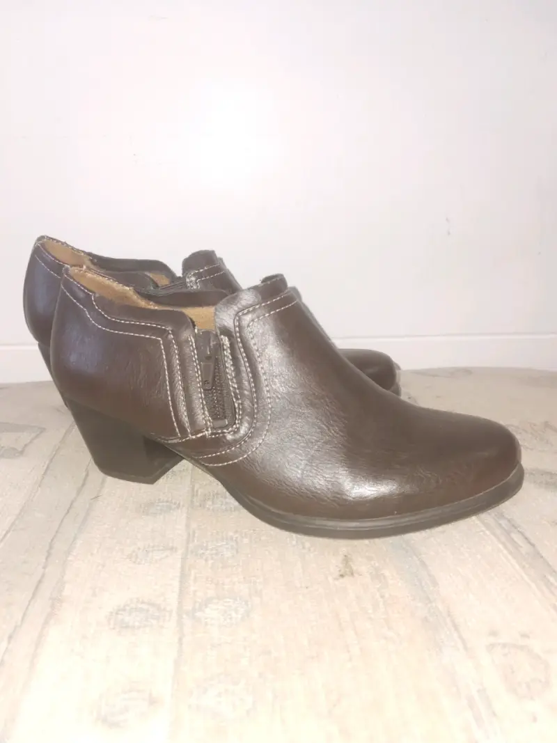 Zapatos de cuero marrón - 2