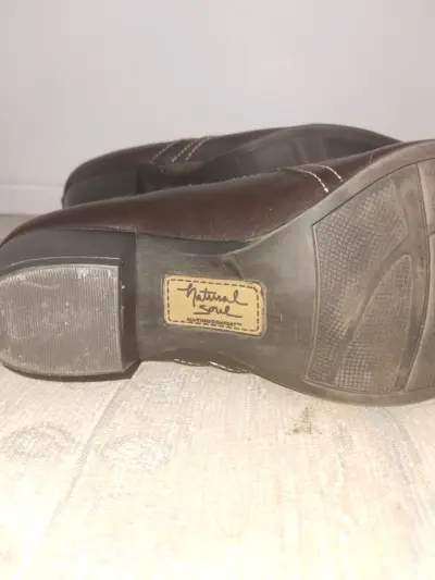 Zapatos de cuero marrón - miniatura 3