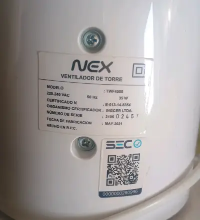Ventilador torre Nex - miniatura 5