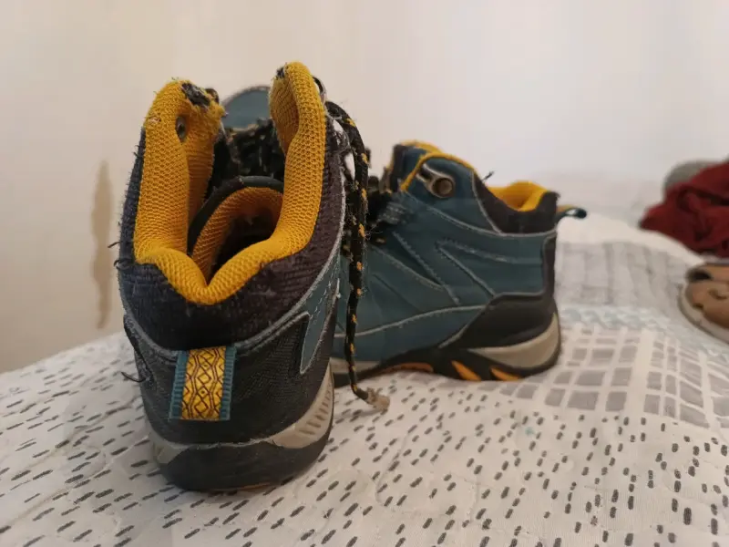 Zapatillas trekking verde y amarillo - 3