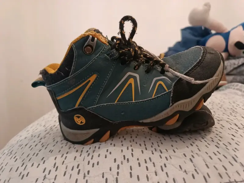 Zapatillas trekking verde y amarillo - 5
