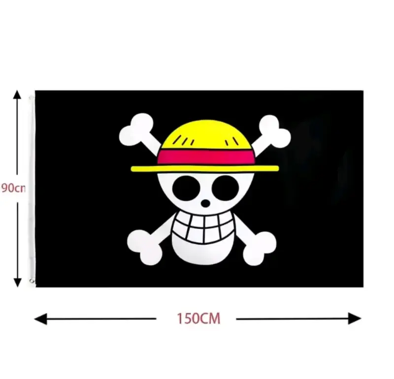 Figura de One Piece (Bandera Sombrero de Paja) - 3