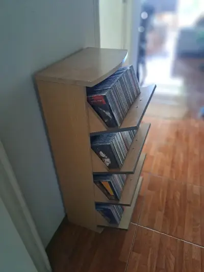 Mueble para CDs en madera - miniatura 3