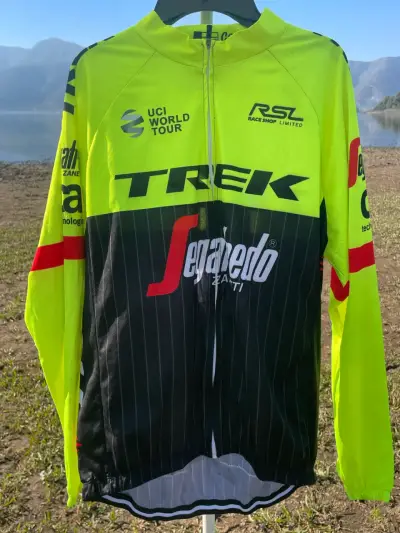Maillot ciclismo Trek amarillo y negro - miniatura 1