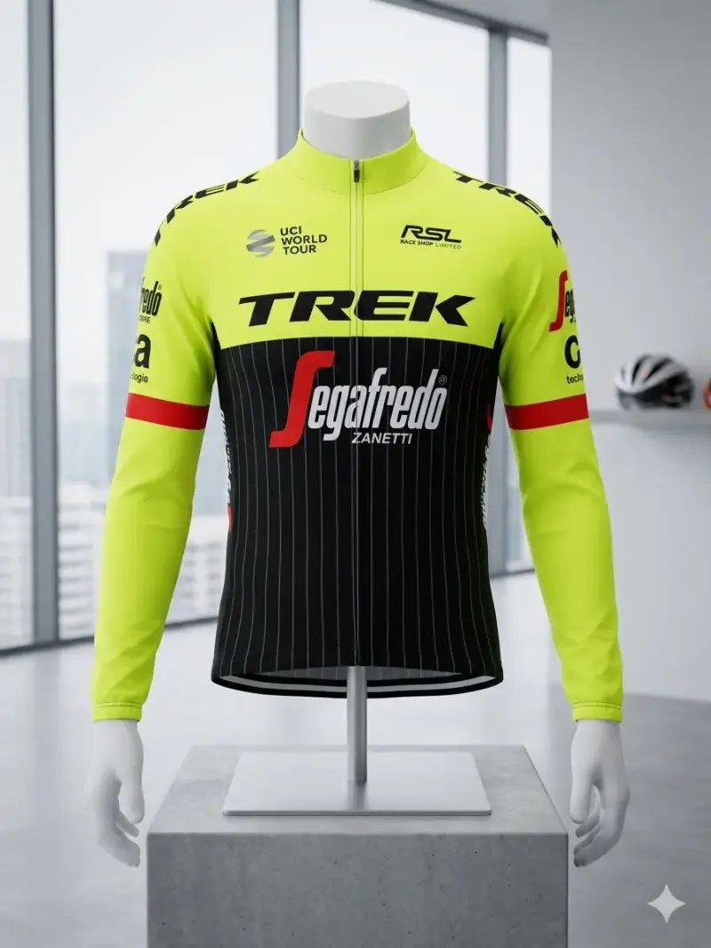Maillot ciclismo Trek amarillo y negro - 3