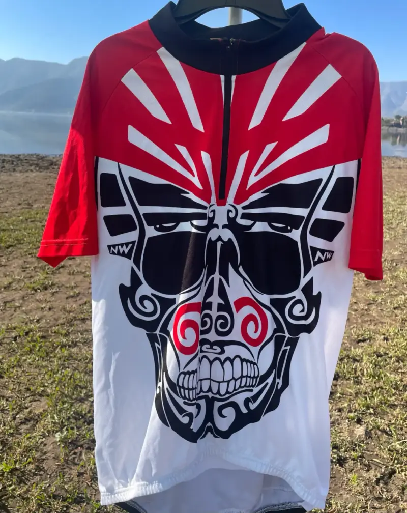 Polera ciclismo diseño tribal - 1