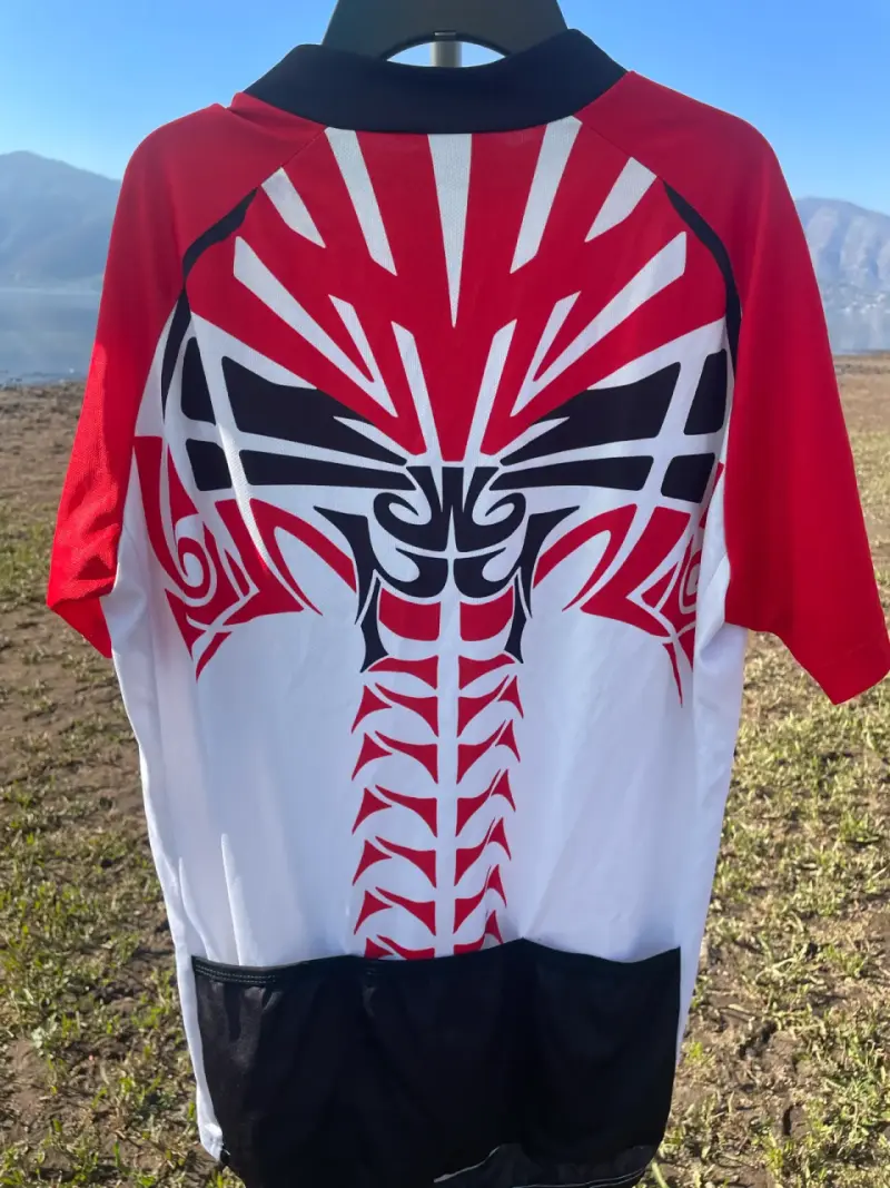 Polera ciclismo diseño tribal - 2