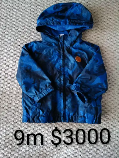 Chaqueta impermeable azul niño - miniatura 1