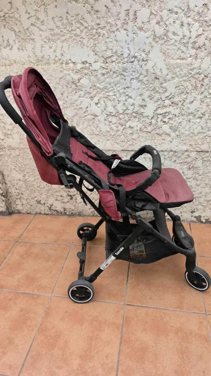 Coche de Paseo Infantil Rojo - 1