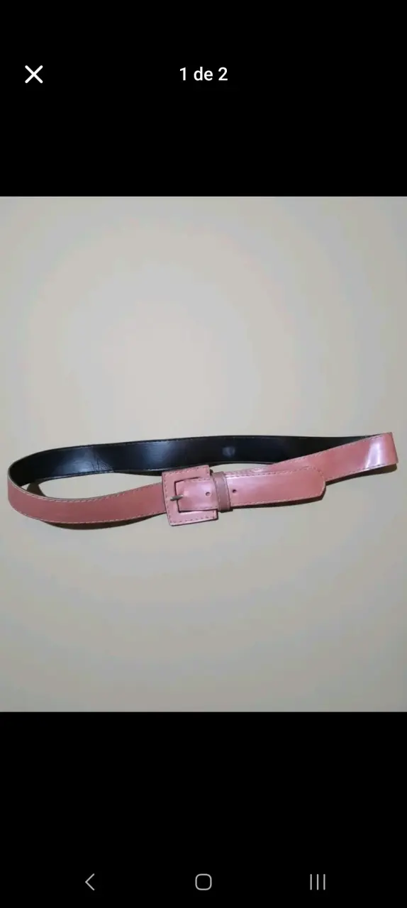 Cinturón tornasol rosado - 1