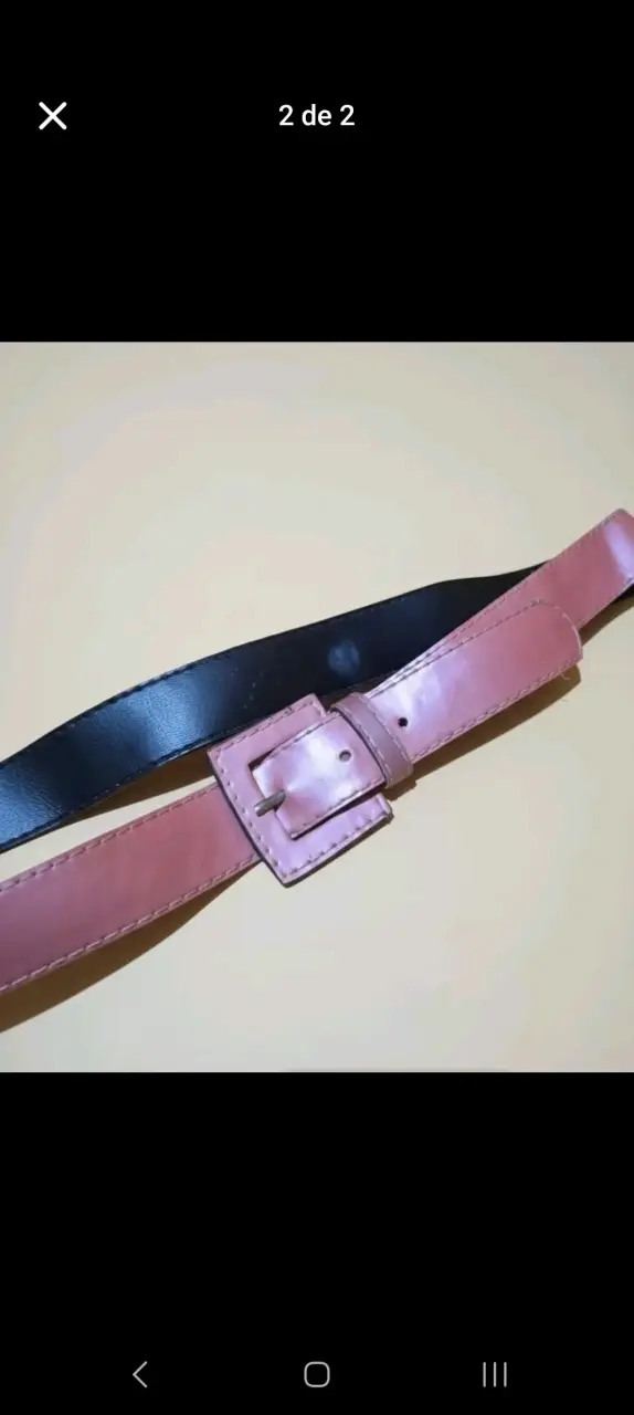 Cinturón tornasol rosado - 2