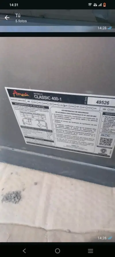 Combustión lenta con sus accesorios originales.. - miniatura 4