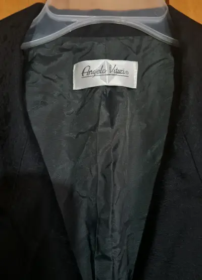 Blazer negro vintage - miniatura 5