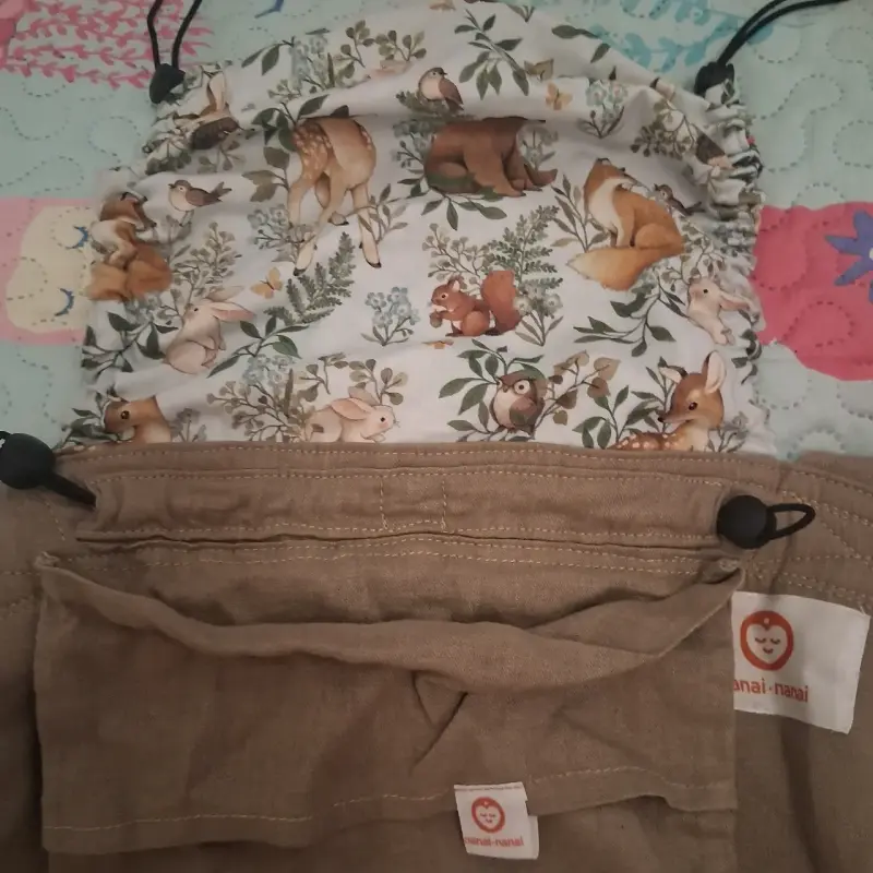 Mochila porta bebé animalitos Nanai - 1