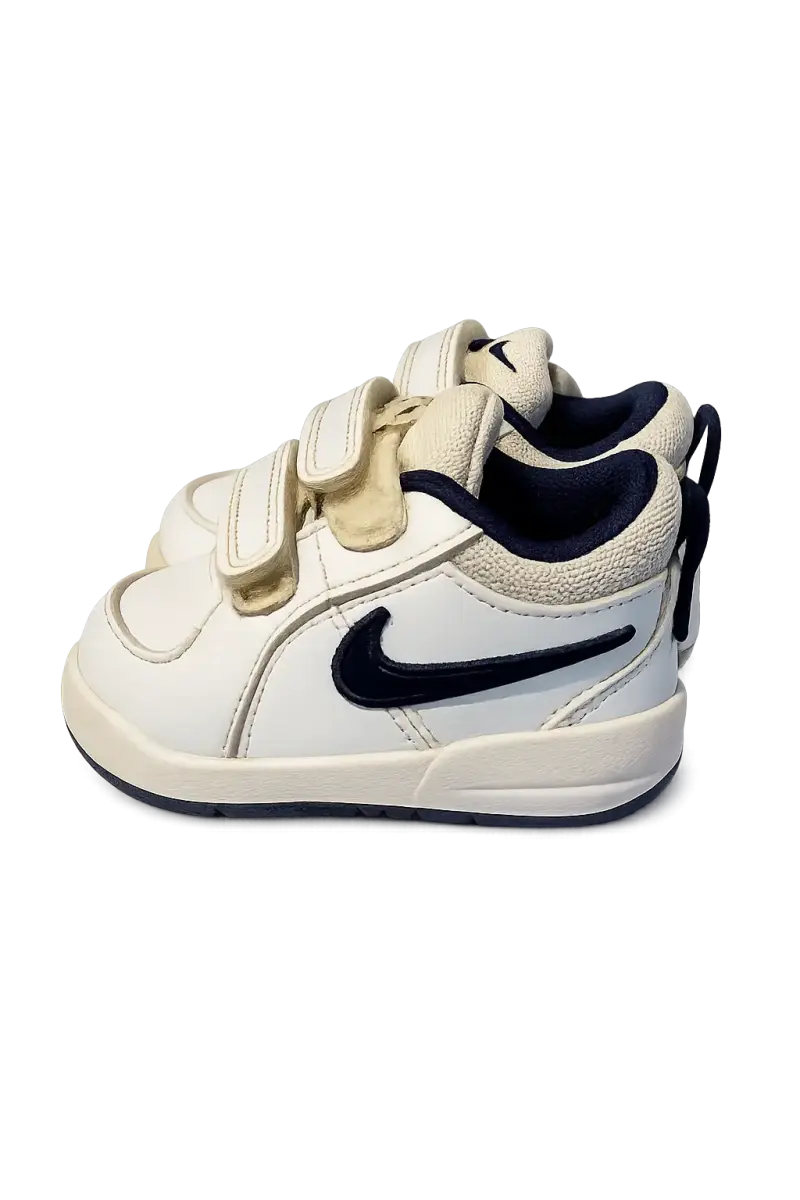 Zapatillas bebé Nike blancas 8cm (17 europeo) - 2