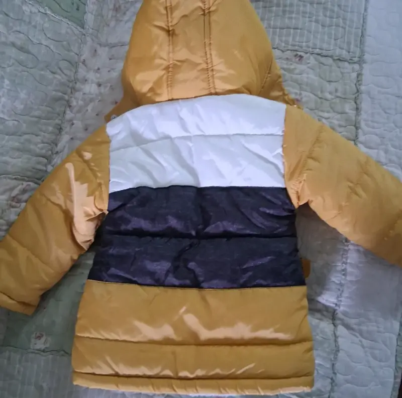 Chaqueta de invierno infantil amarillo - 2