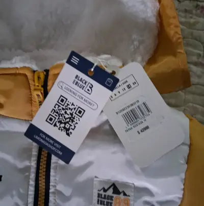 Chaqueta de invierno infantil amarillo - miniatura 3