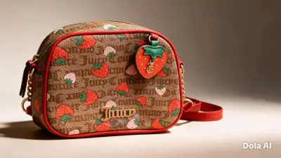 Cartera estampada de frutillas - miniatura 1