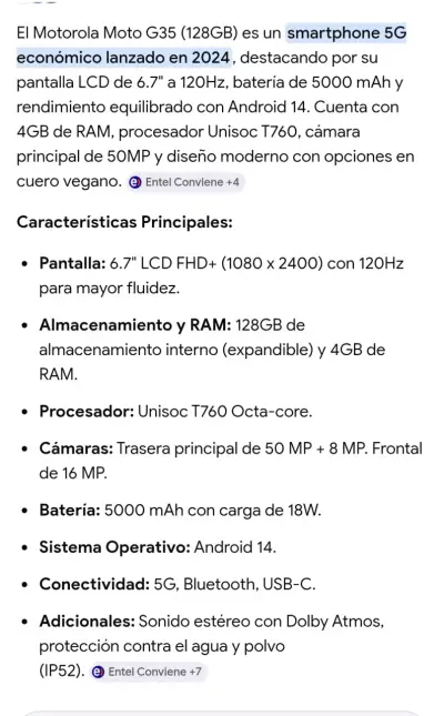 Moto G 5G nuevo - miniatura 3
