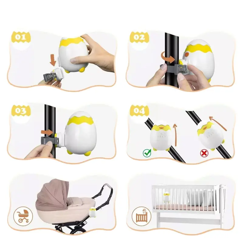 Mecedor - vibrador para bebés - 3