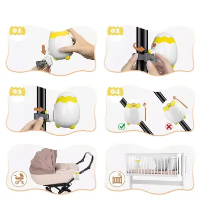 Mecedor - vibrador para bebés - miniatura 3