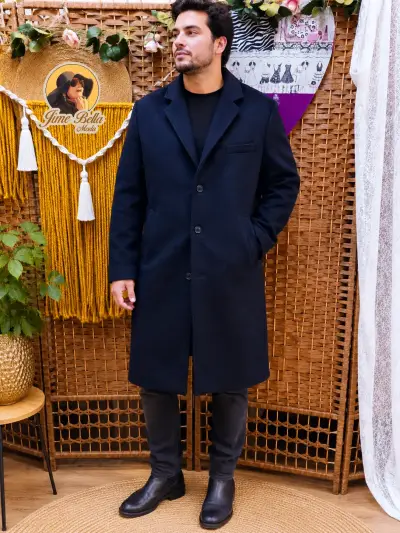Abrigo negro para hombre London Fog - miniatura 3