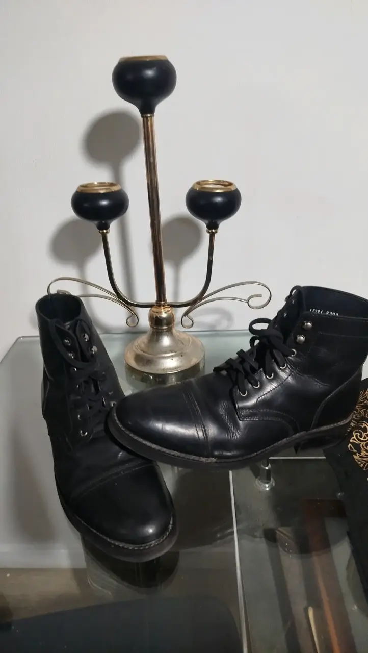 Botines negros de cuero - 2