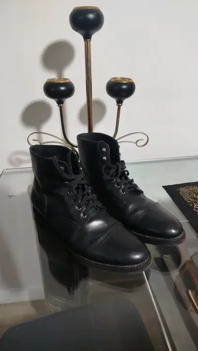 Botines negros de cuero - miniatura 3