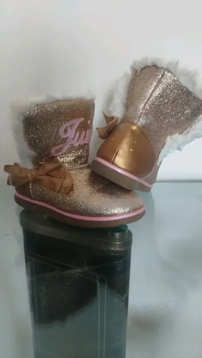 Botas doradas con peluche Juicy - miniatura 5