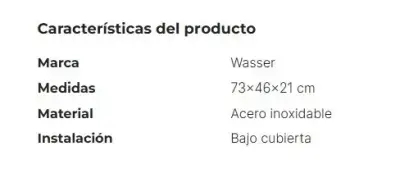 Lavaplatos Weit rectangular bajo encimera - miniatura 4