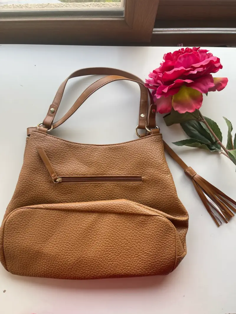 Cartera de cuero marrón - 2