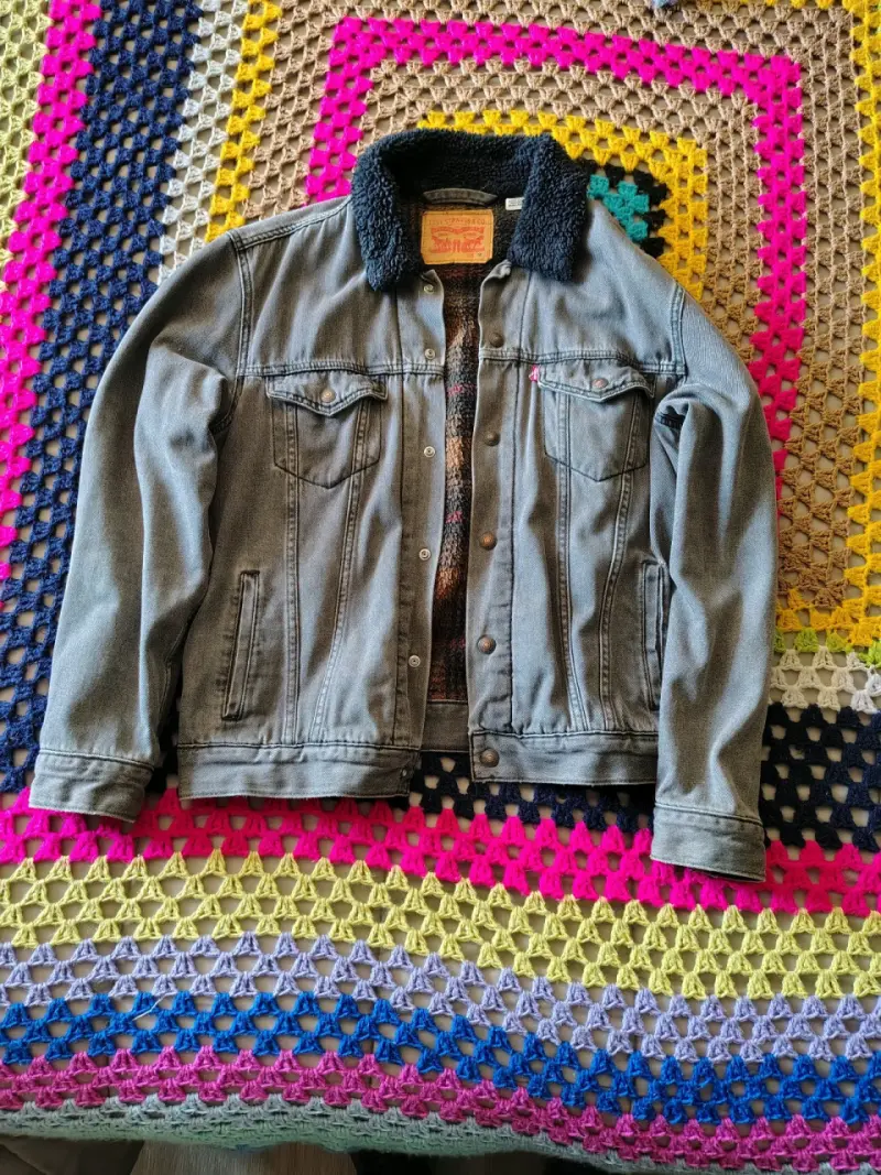 Chaqueta de mezclilla gris - 2