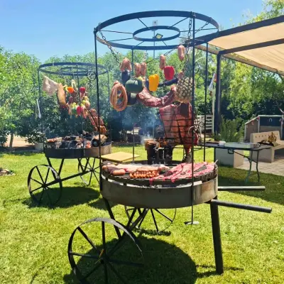 Parrilla asador de estructura metálica - miniatura 1