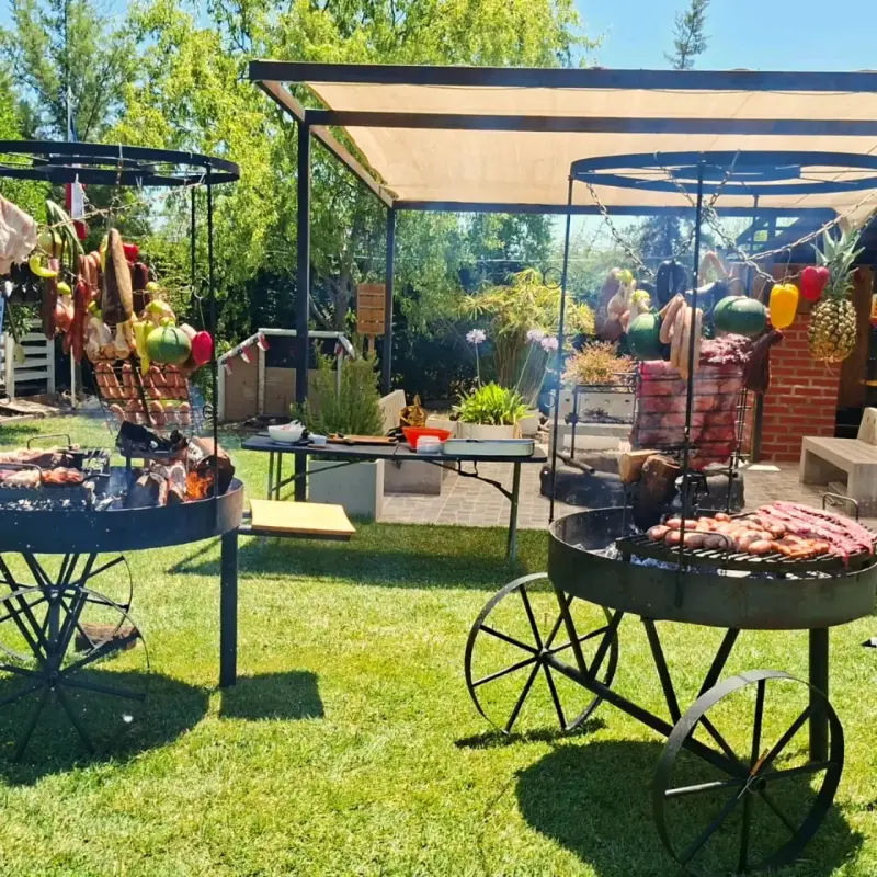 Parrilla asador de estructura metálica - 2
