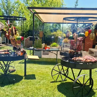 Parrilla asador de estructura metálica - miniatura 2