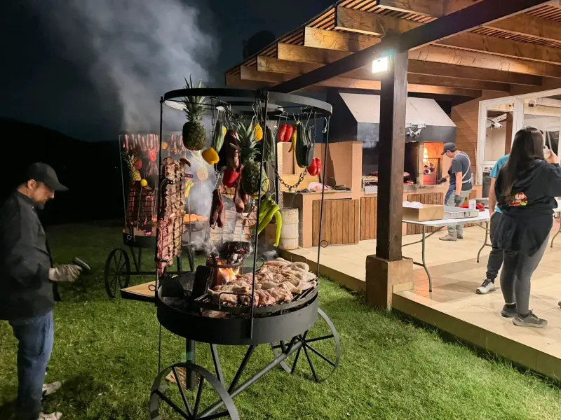 Parrilla asador de estructura metálica - 3