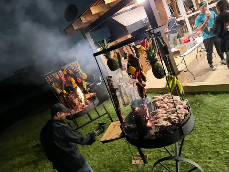 Parrilla asador de estructura metálica - 5