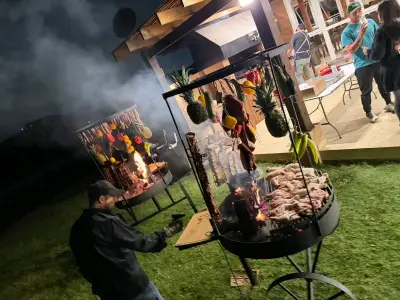 Parrilla asador de estructura metálica - miniatura 5
