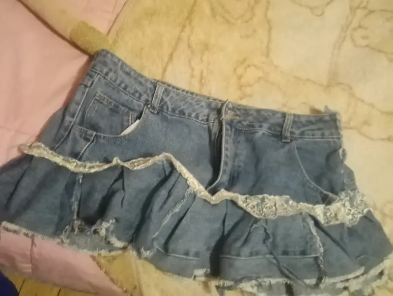 '- Falda de jeans! '- - 2