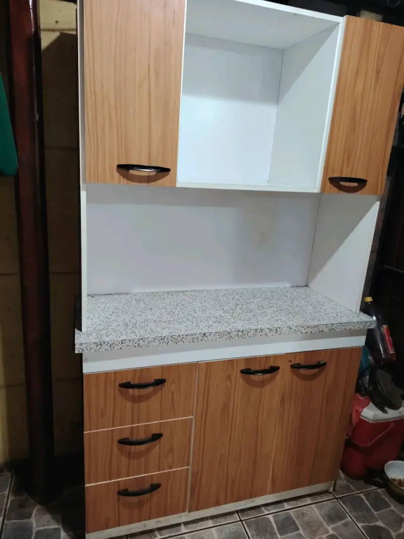 Mueble de cocina con encimera