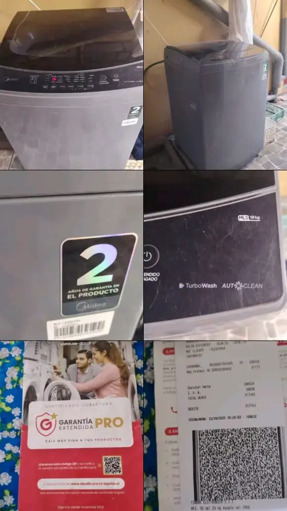 Lavadora Midea 19 kg