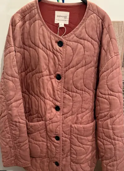 Chaqueta acolchada rosada XL - miniatura 2