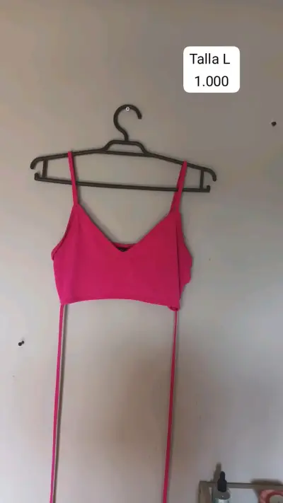 Tops con tiritas a la cintura - miniatura 1