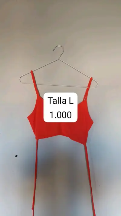 Tops con tiritas a la cintura - miniatura 3