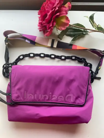 Bolso Desigual morado vibrante - miniatura 1