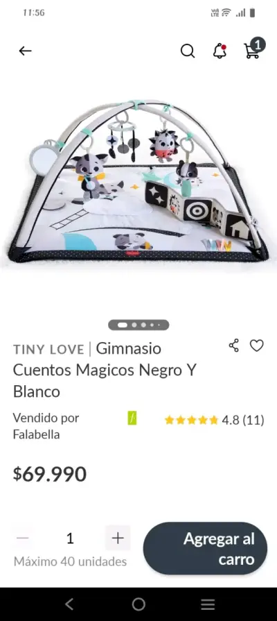 Gimnasio para bebé Tiny Love - miniatura 3