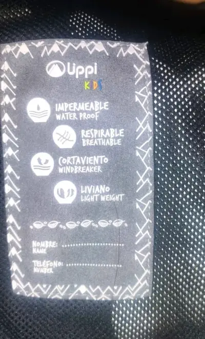 Chaqueta impermeable Uppf camuflada - miniatura 3