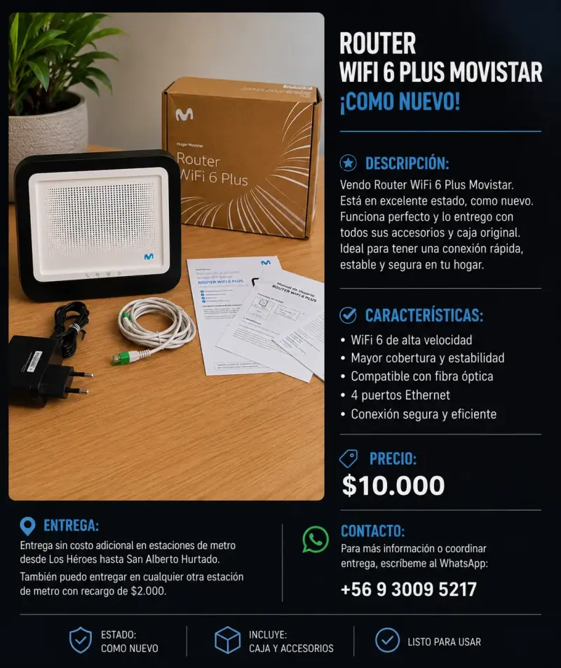 Router WiFi 6 Plus Movistar - 1