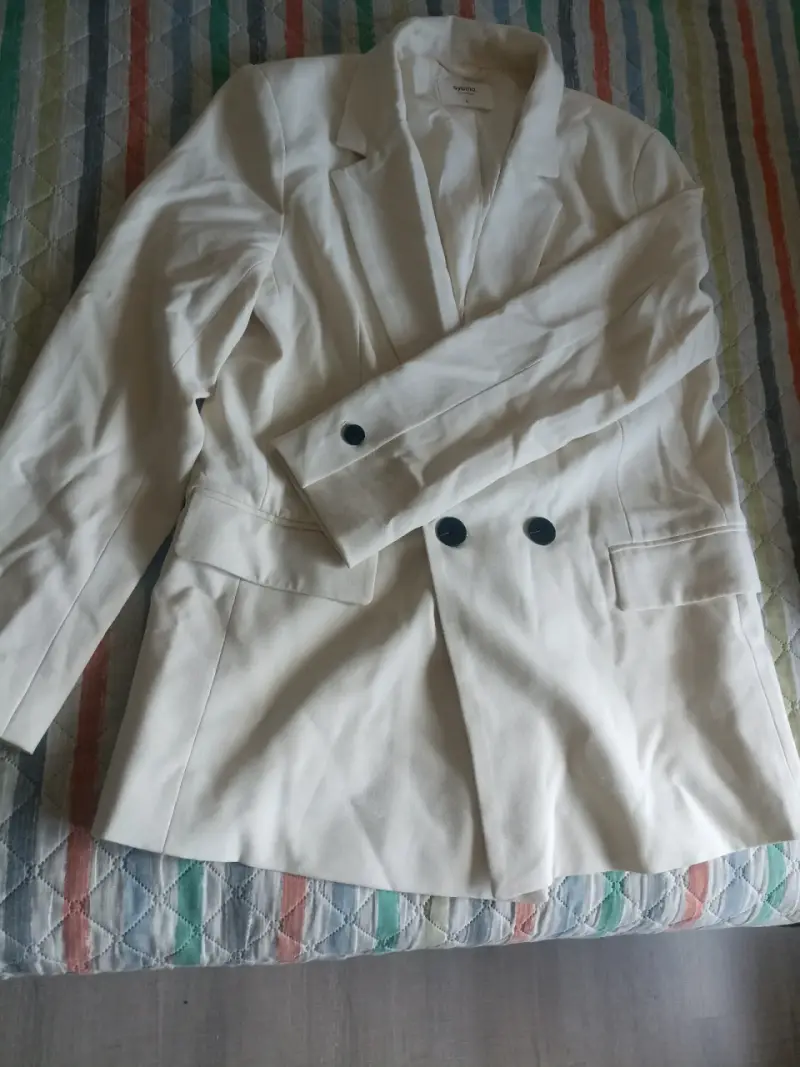 Blazer blanco para mujer